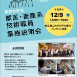 12月9日オンライン業務説明会チラシ