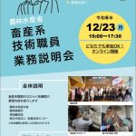 12月23日オンライン業務説明会チラシ